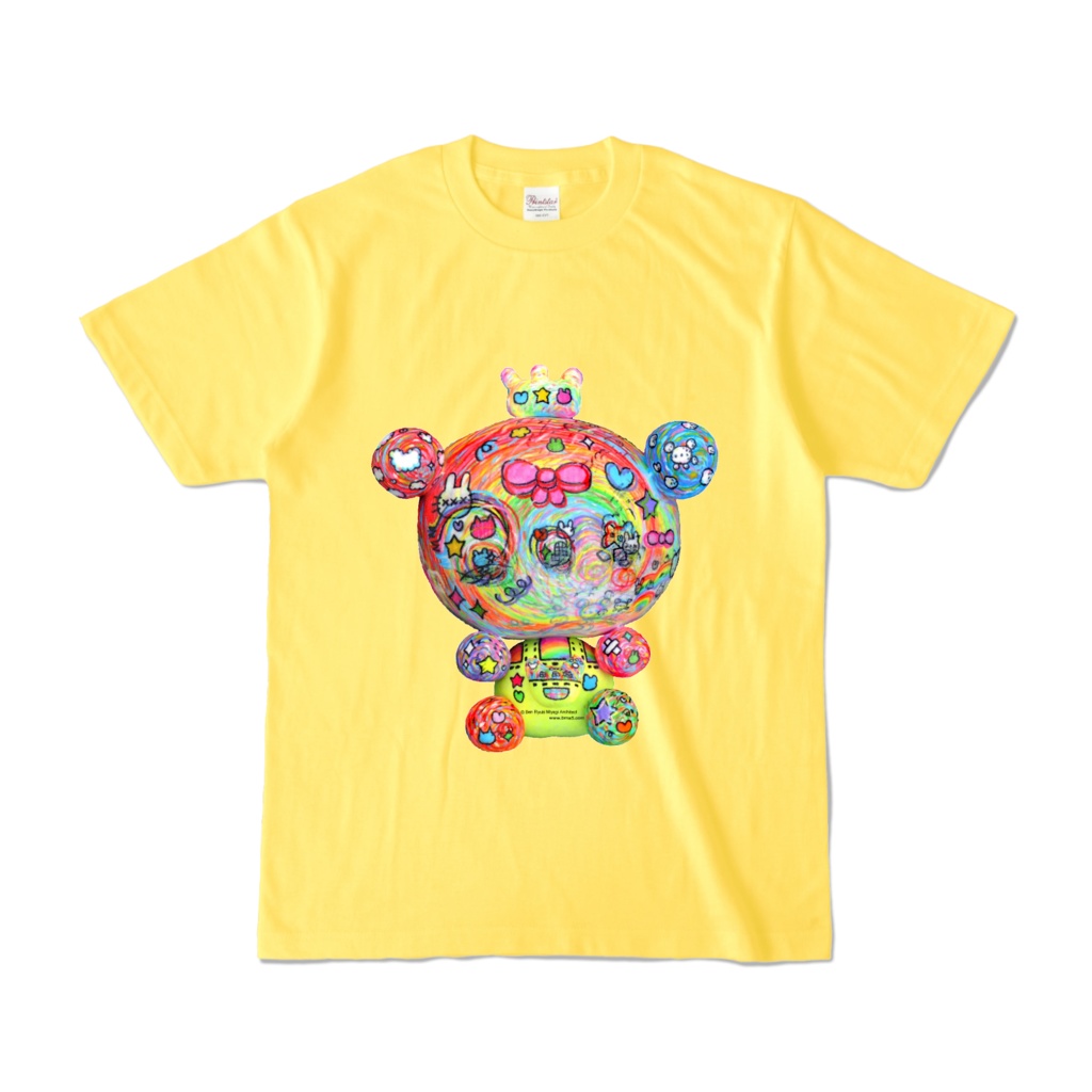 RainbowBeary2TshirtYellow