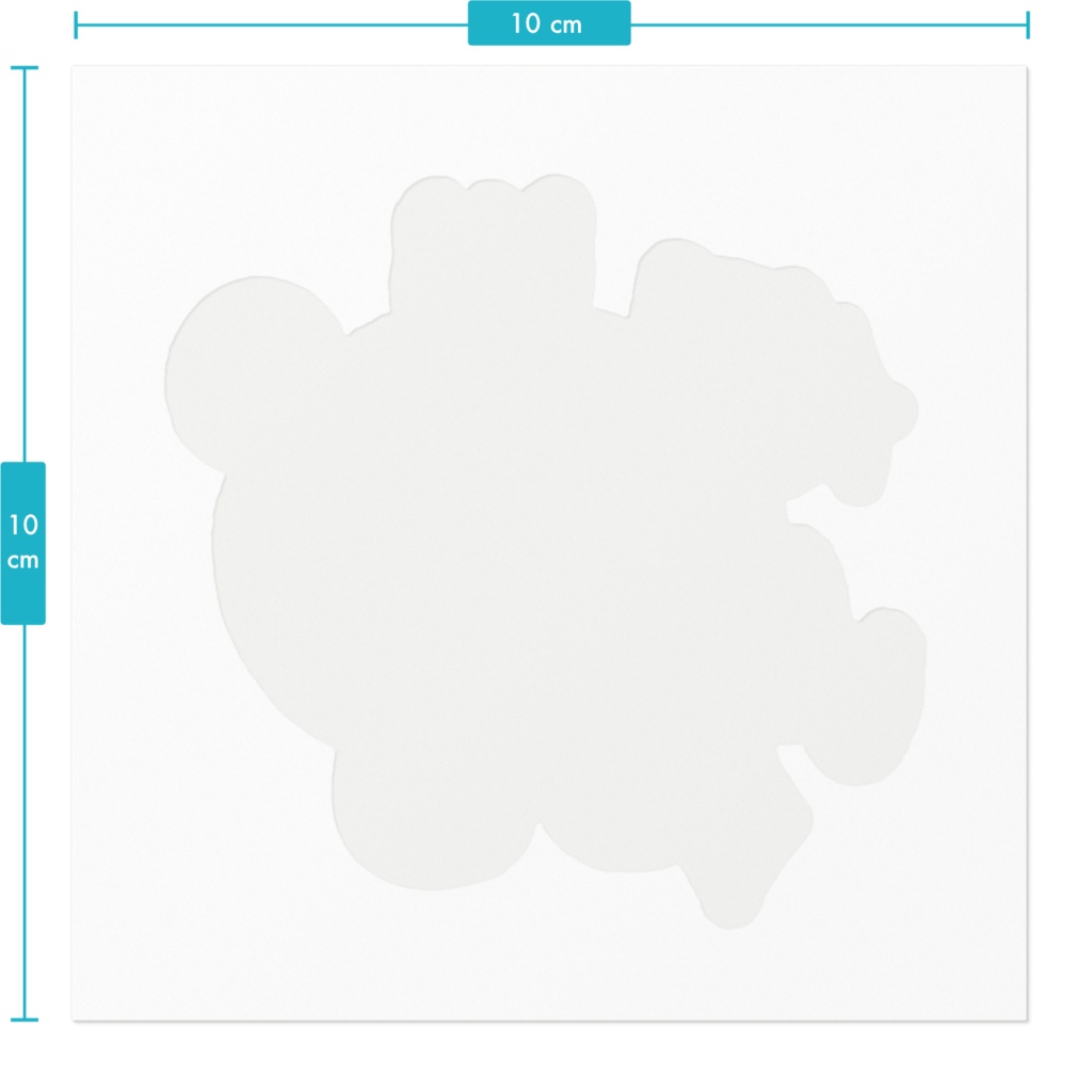 BearyPanda2Sticker100mm