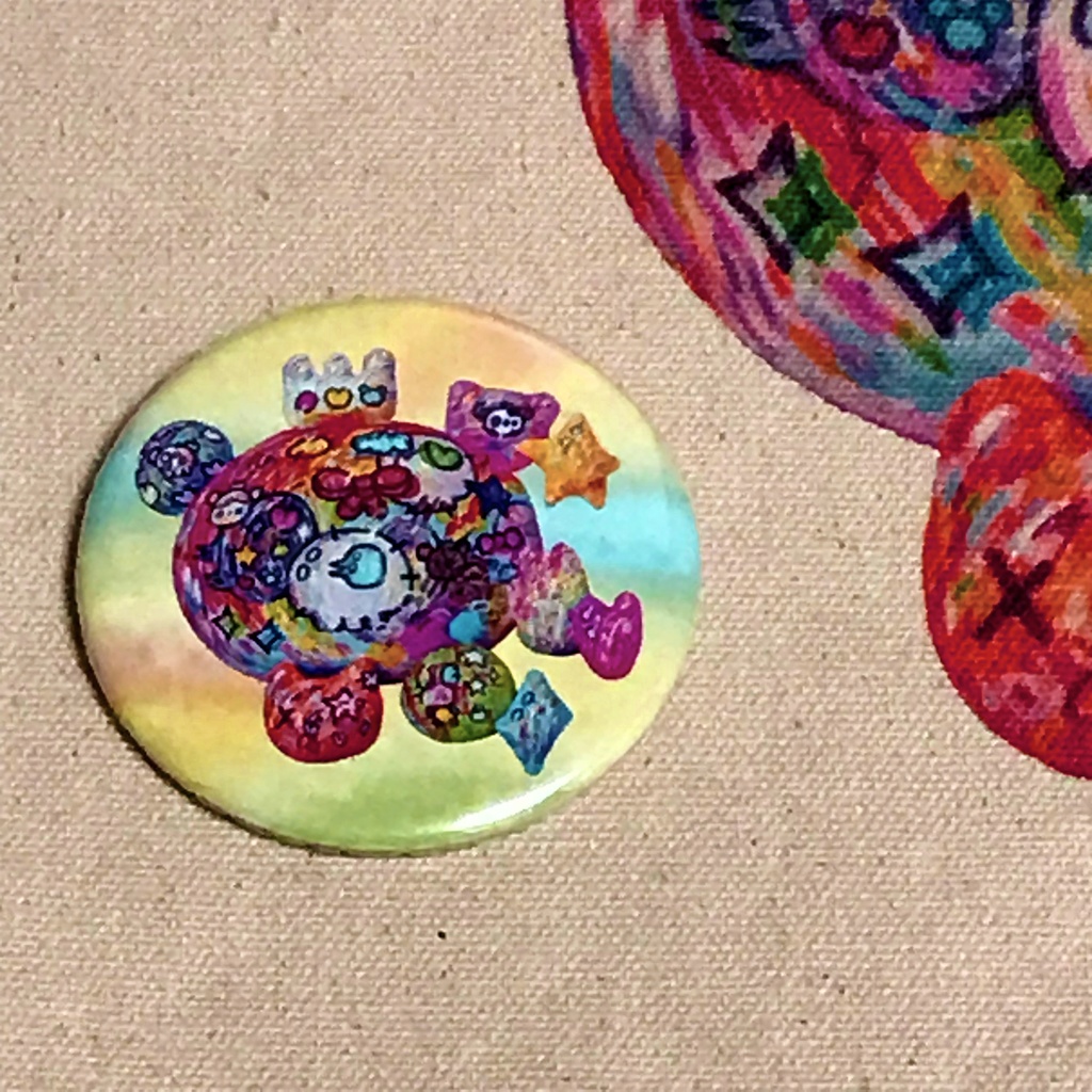 BearyPanda2ValueBadge56mm