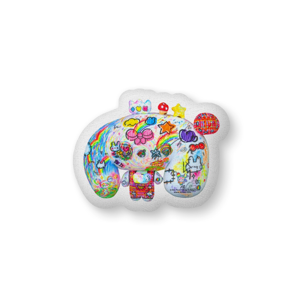 BearyRabbit3FukaCushionMidSize