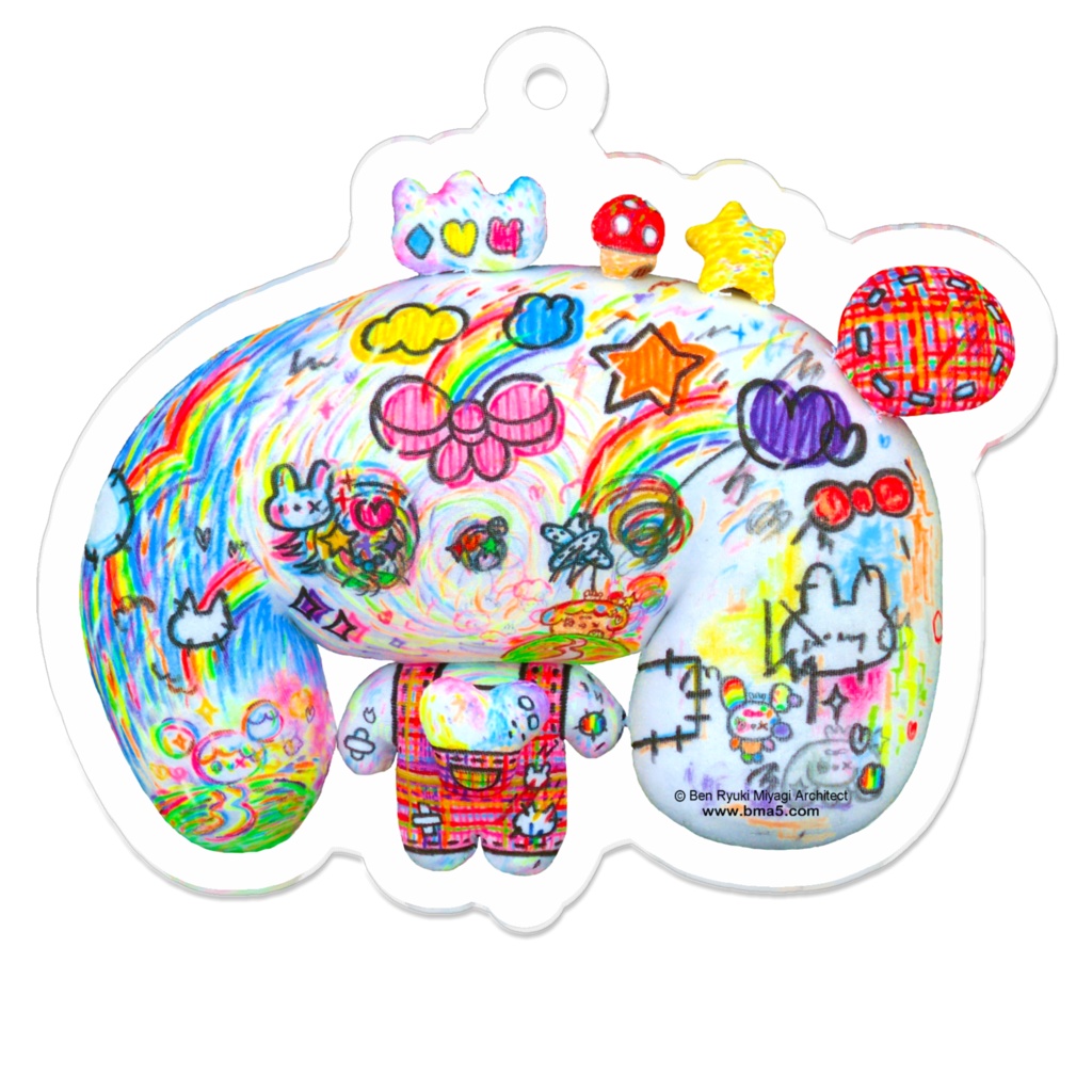 BearyRabbit3KeyHolder