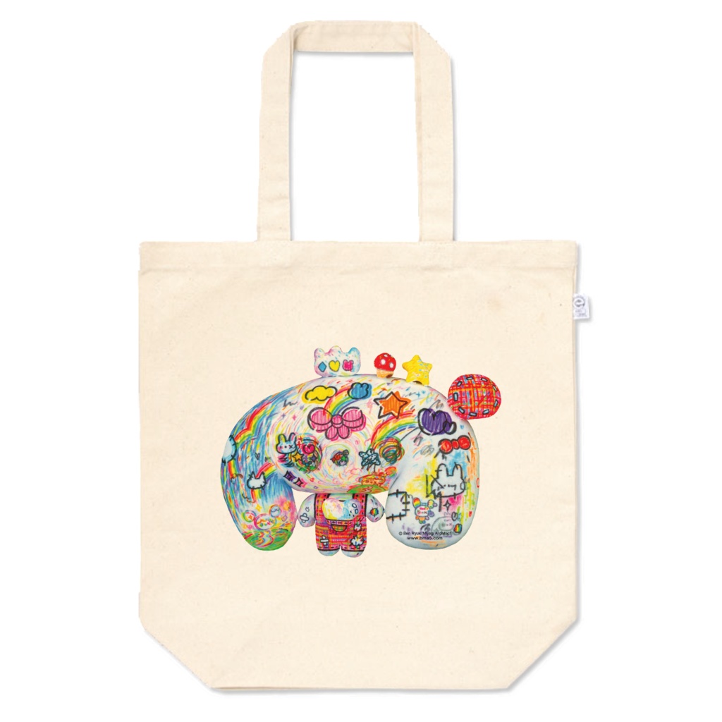 BearyRabbit3ToteBagMidSize