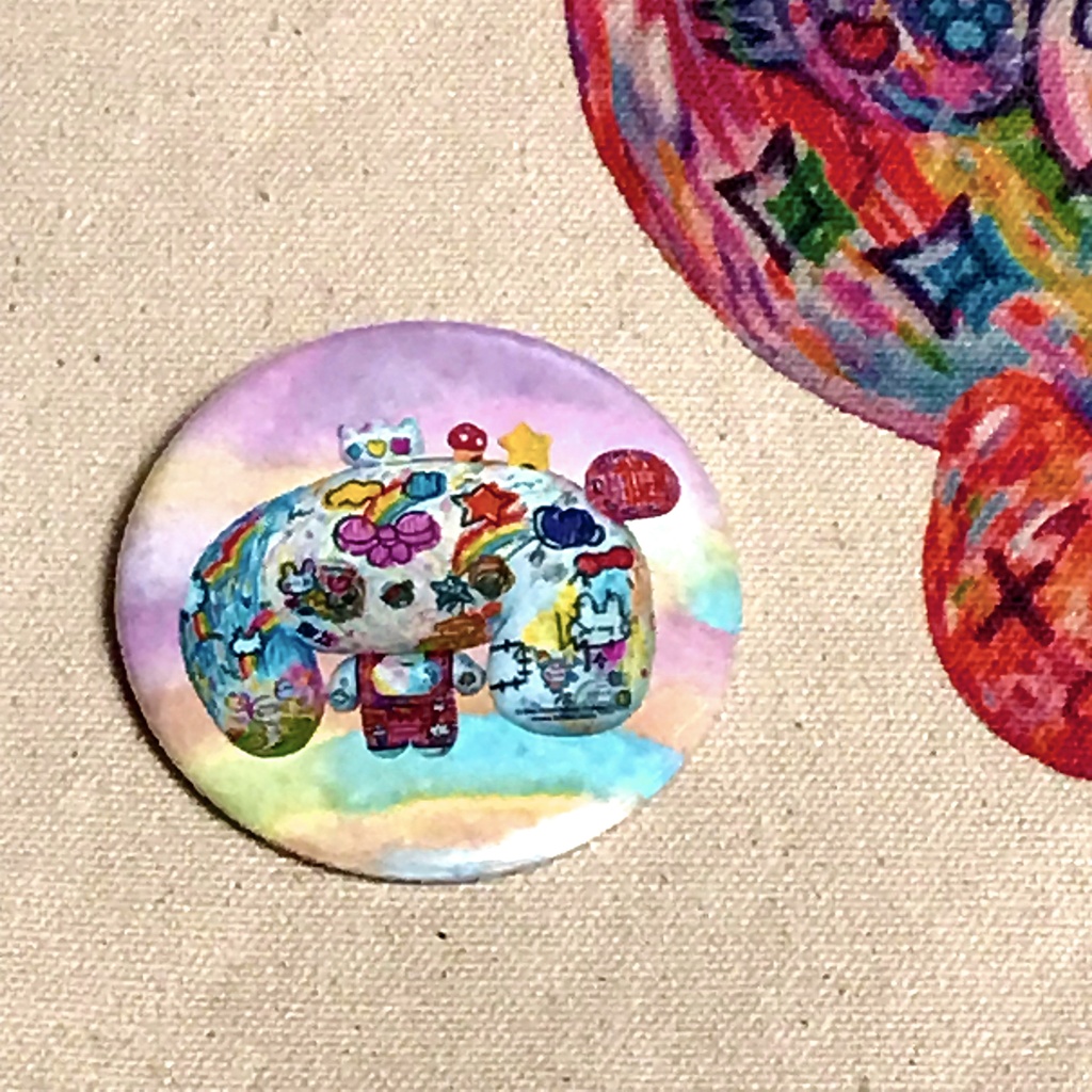 BearyRabbit3ValueBadge56mm