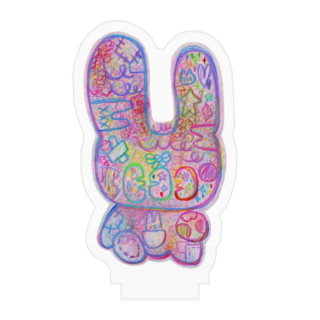 CurlyBeary1AcrylicFigure50x50