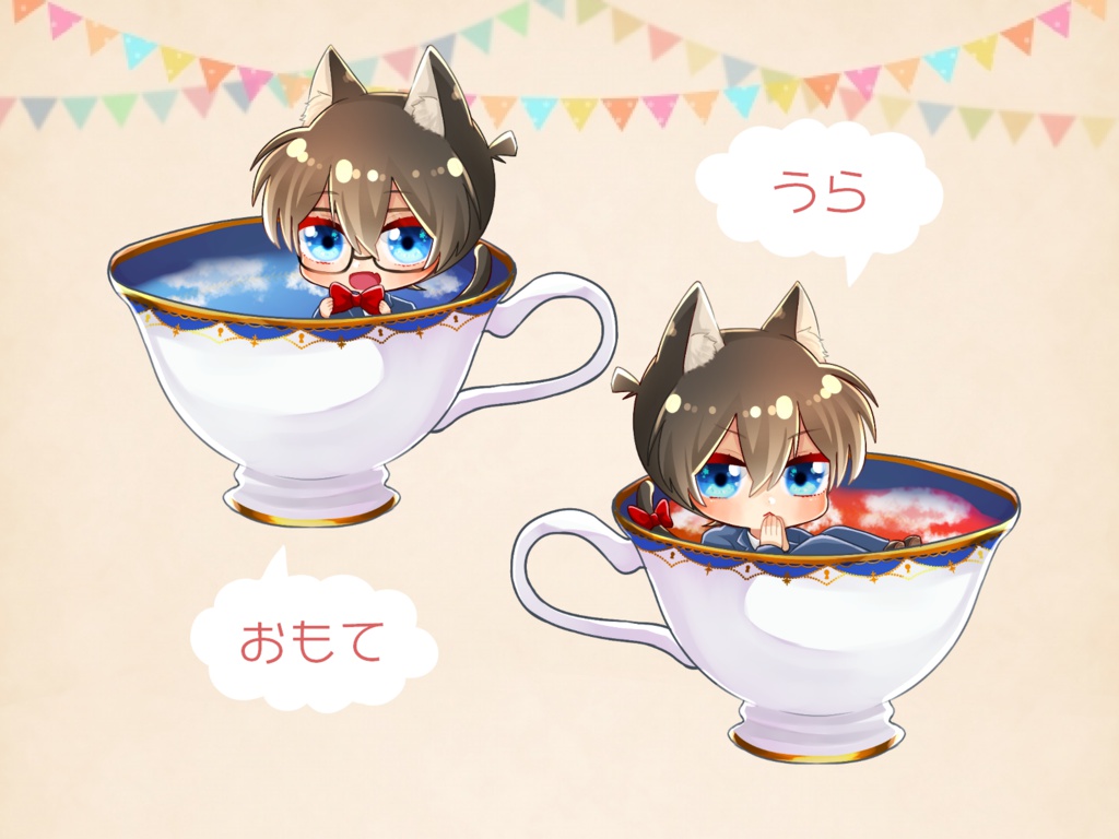 コナンinティーカップアクキー