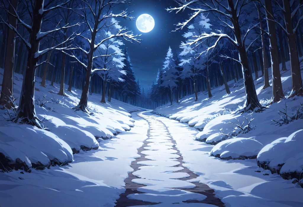 【無料】TRPG/CoC背景素材サンプル|深い森の小道 昼夜差分セット|TRPG背景工房まりも🌿