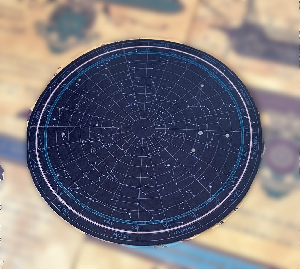 チェインバー・オブ・プラネット全天星図（円形カード）