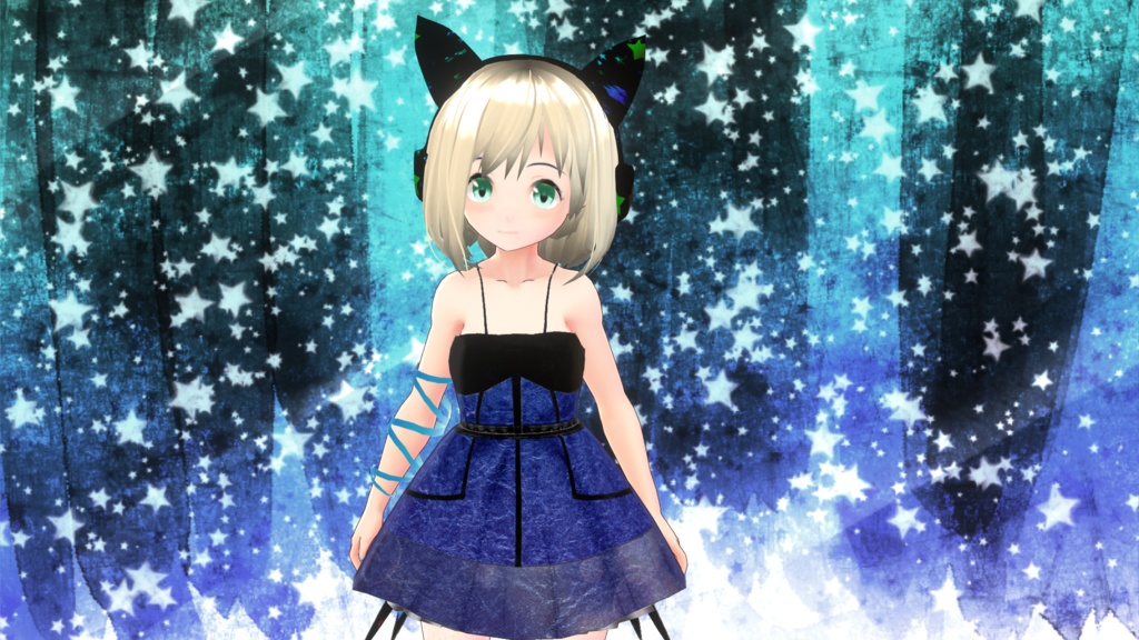 ※VRoidstudioベータ版で作成しています【Vroidテクスチャ】サイバー風ワンピース