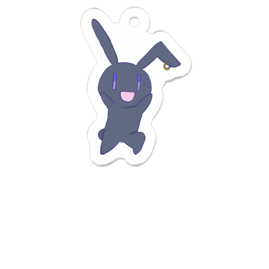 うさぎアクキー