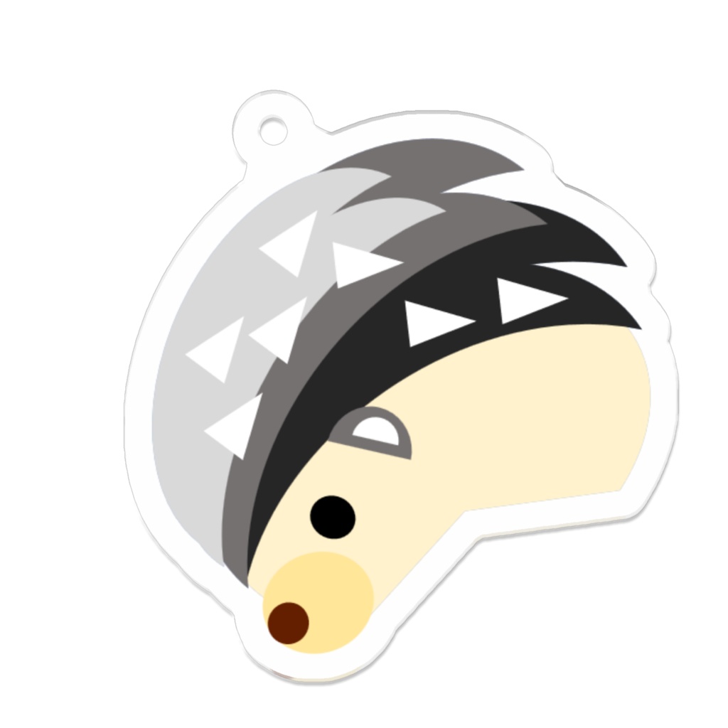 りんごハリネズミ ブラックver