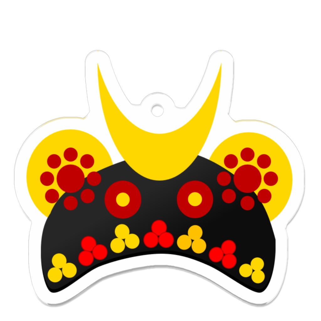 クマ兜　九曜　黒ver