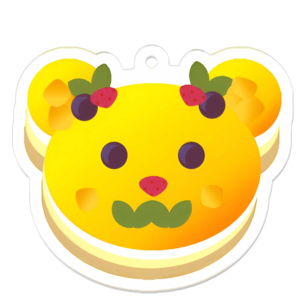 くまさんのレアチーズケーキ マンゴーver