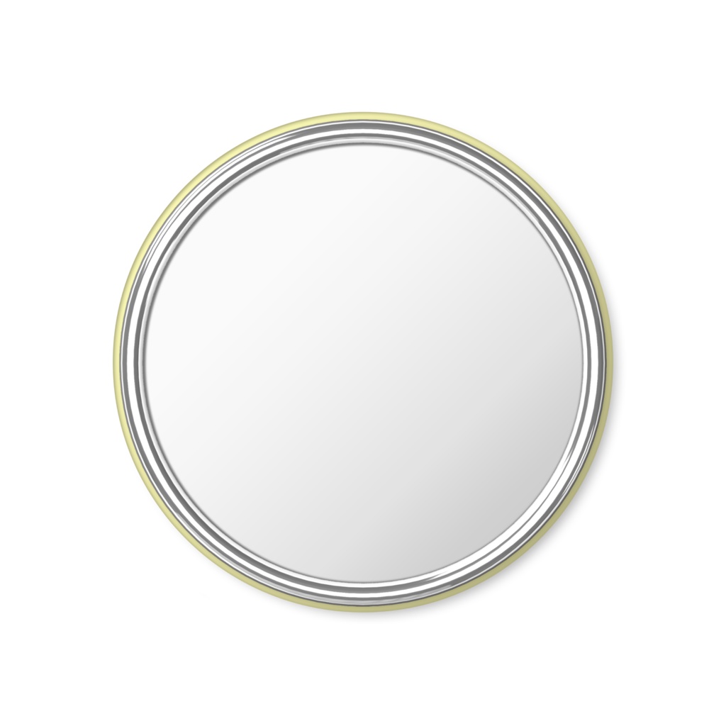 くまさんのレアチーズケーキ マンゴーver 缶ミラー