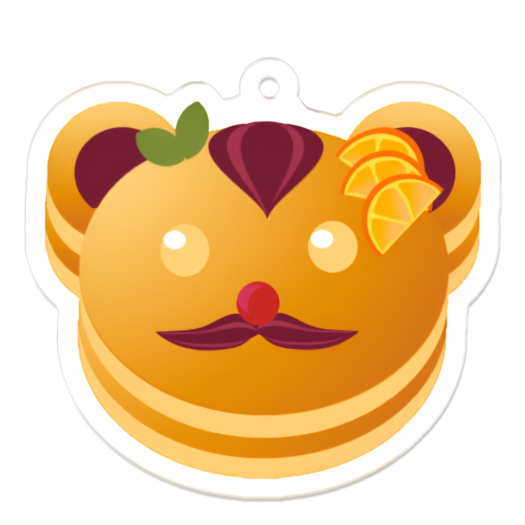 くまさんのパンケーキ チョコ×オレンジver