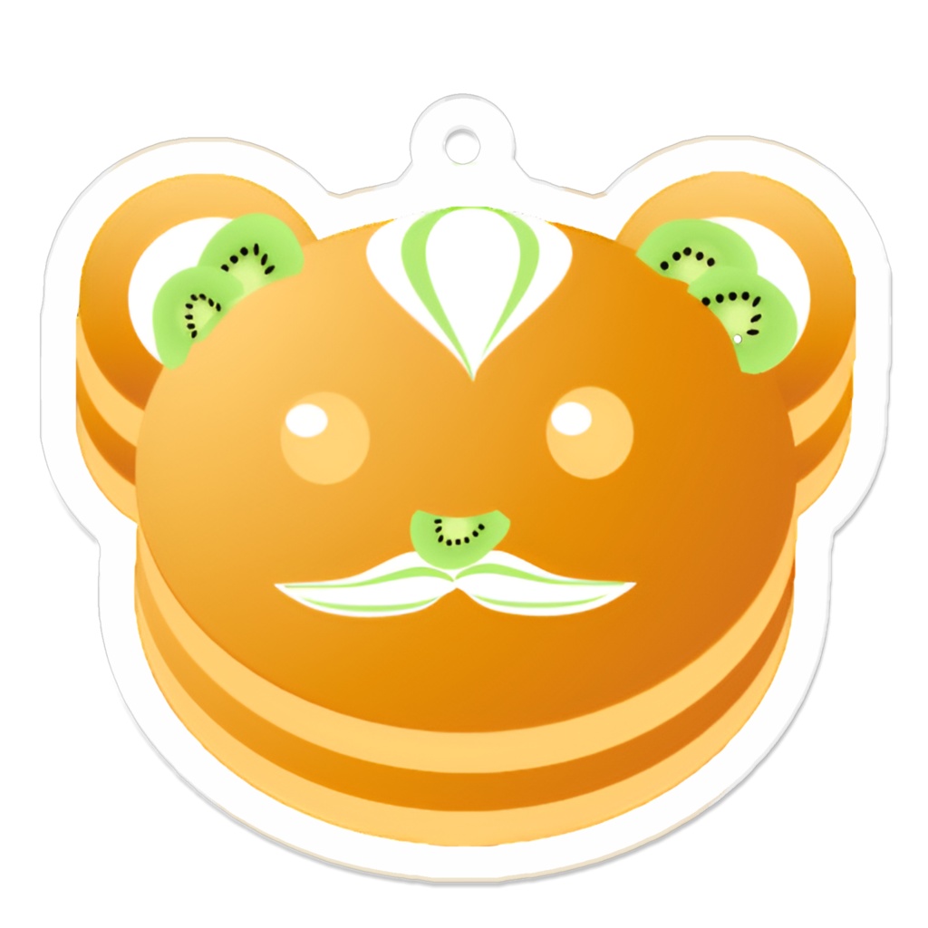 くまさんのパンケーキ　キウイver