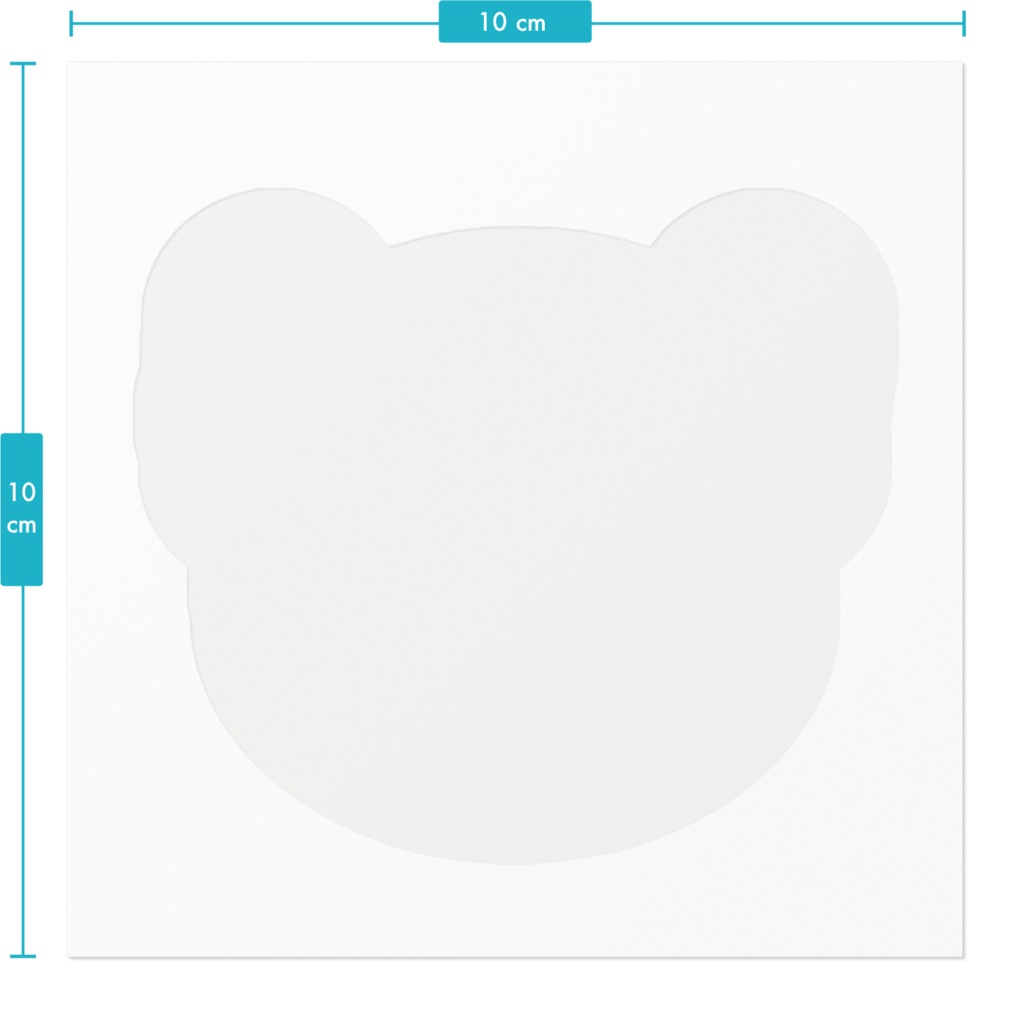 くまさんのレアチーズケーキ ブルーベリーver その2ステッカー
