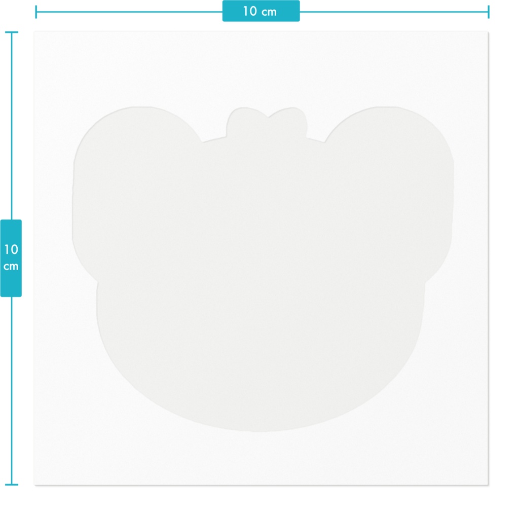 くまさんのレアチーズケーキ ラズベリーver ステッカー
