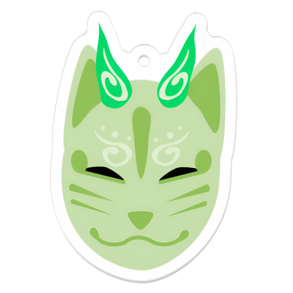 焔火ぎつね 緑ver