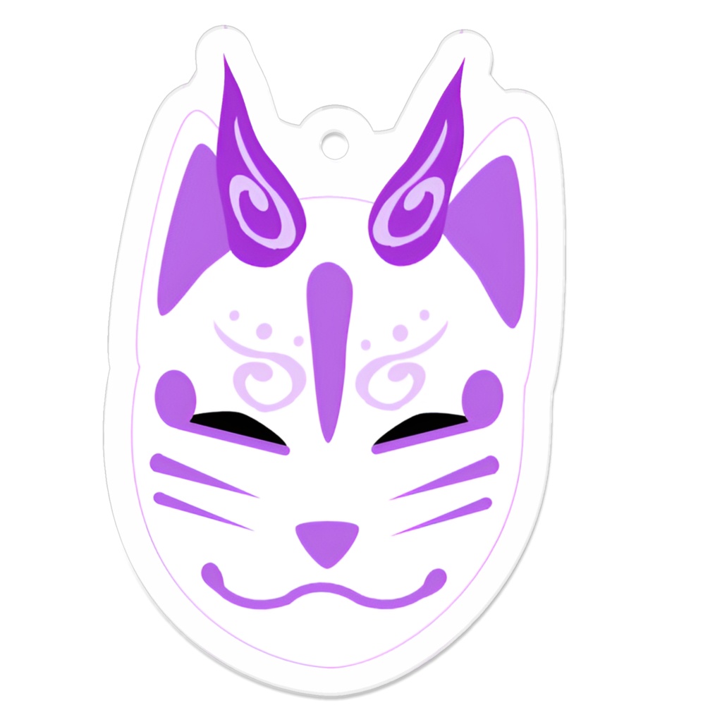 白焔火ぎつね 紫ver