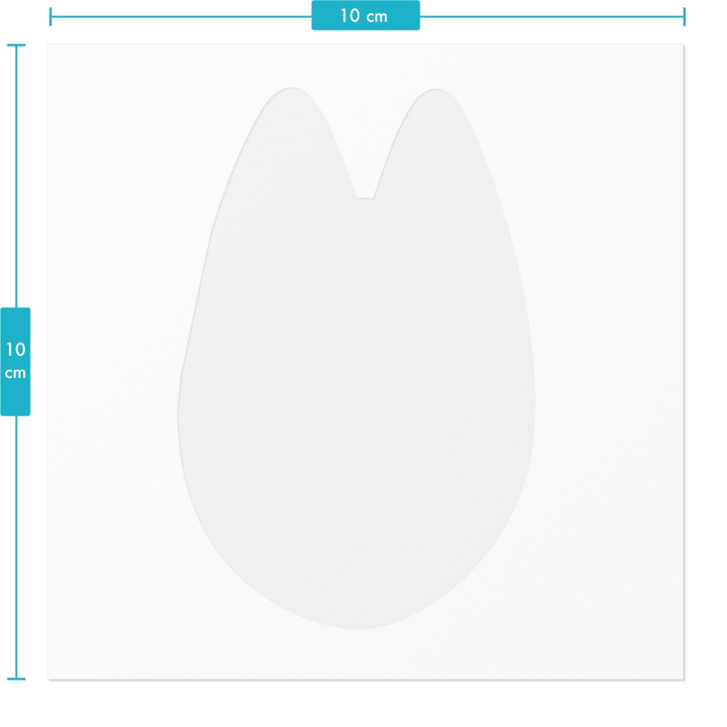 金桜ぎつね 紫ver ステッカー