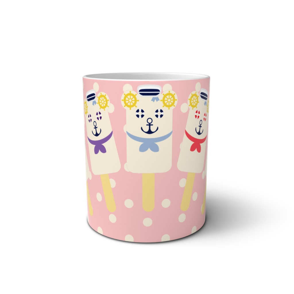 マリンベアアイスバー パステルピンク