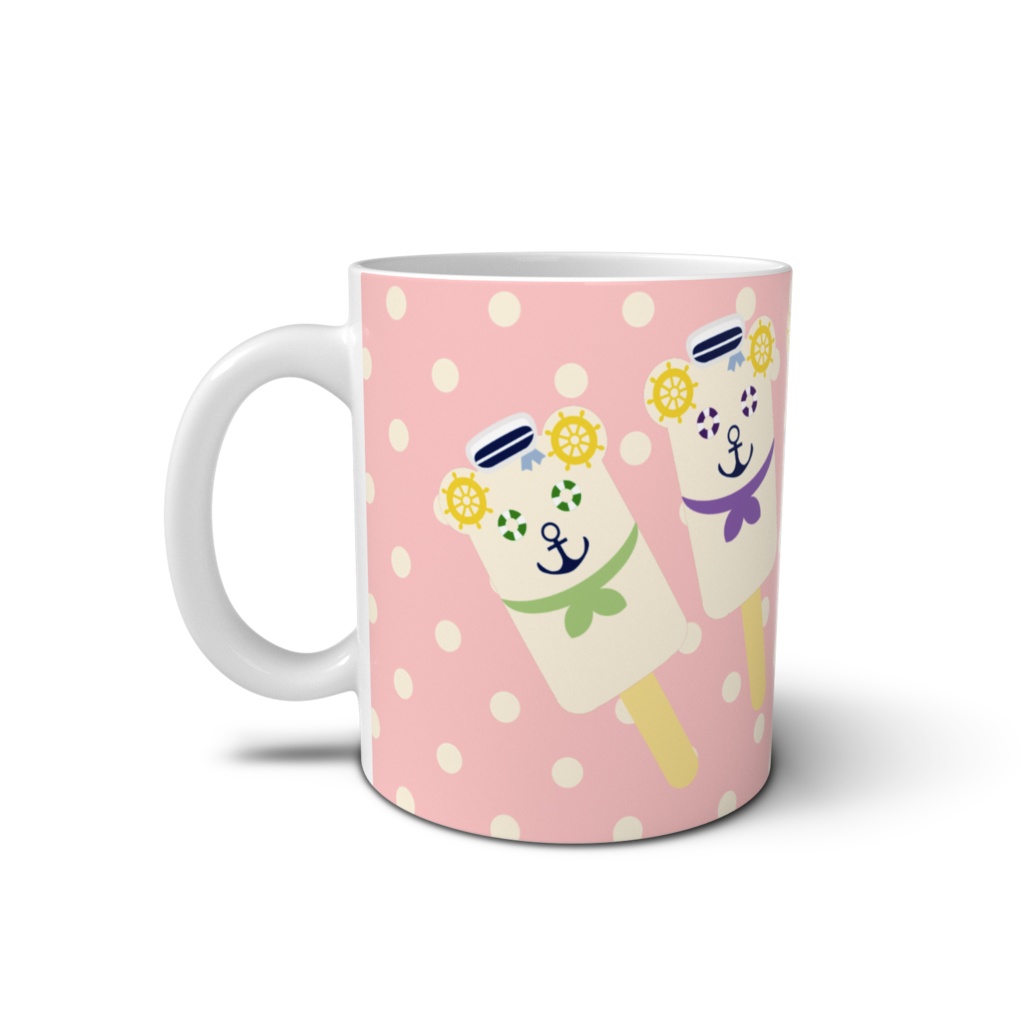 マリンベアアイスバー パステルピンク