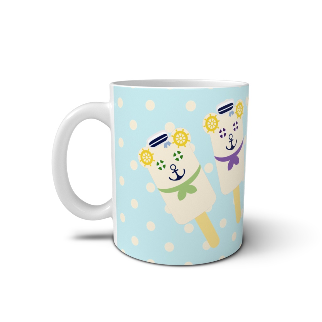 マリンベアアイスバー パステルブルー マグカップ