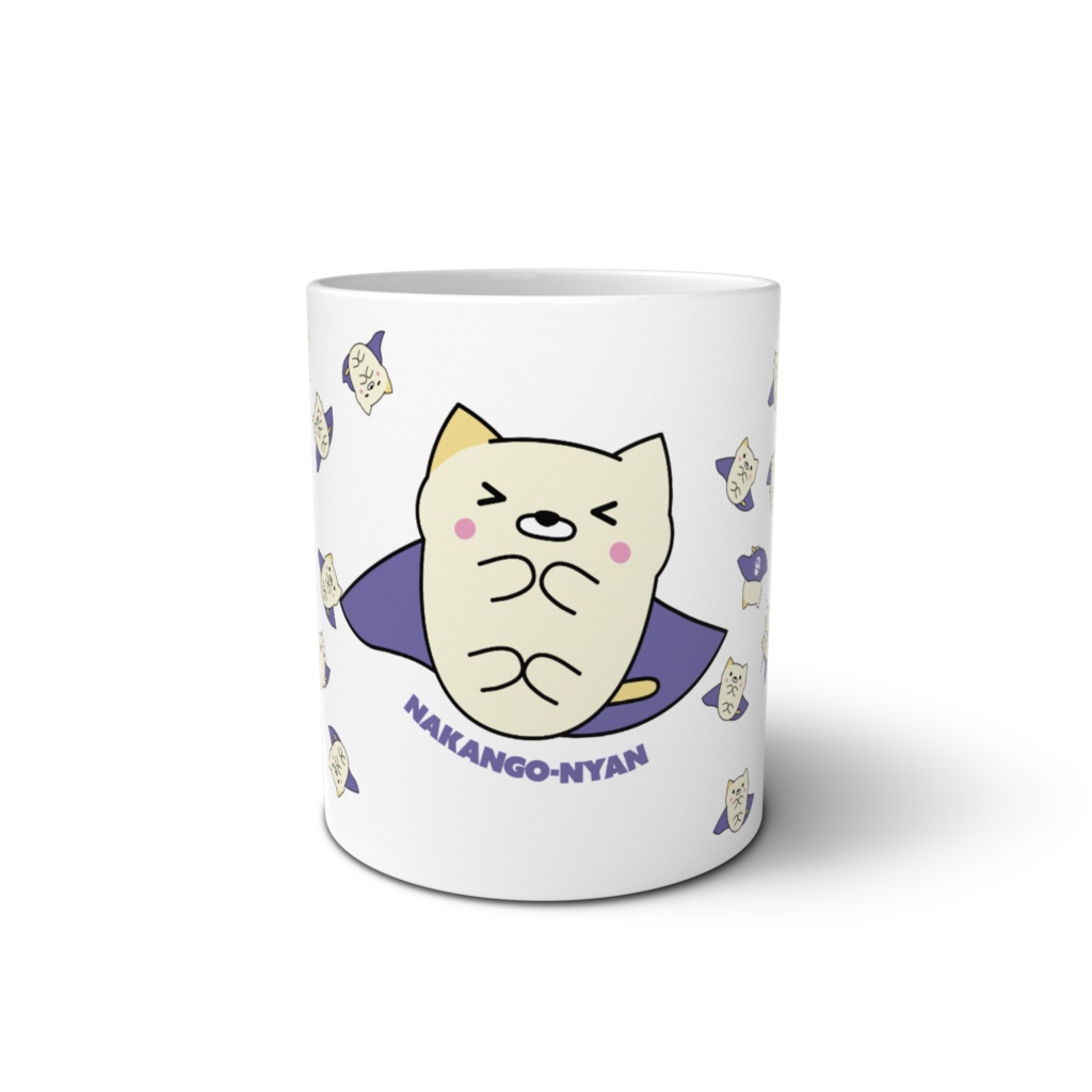 マグカップ[D/>ω<]なかんごーニャン