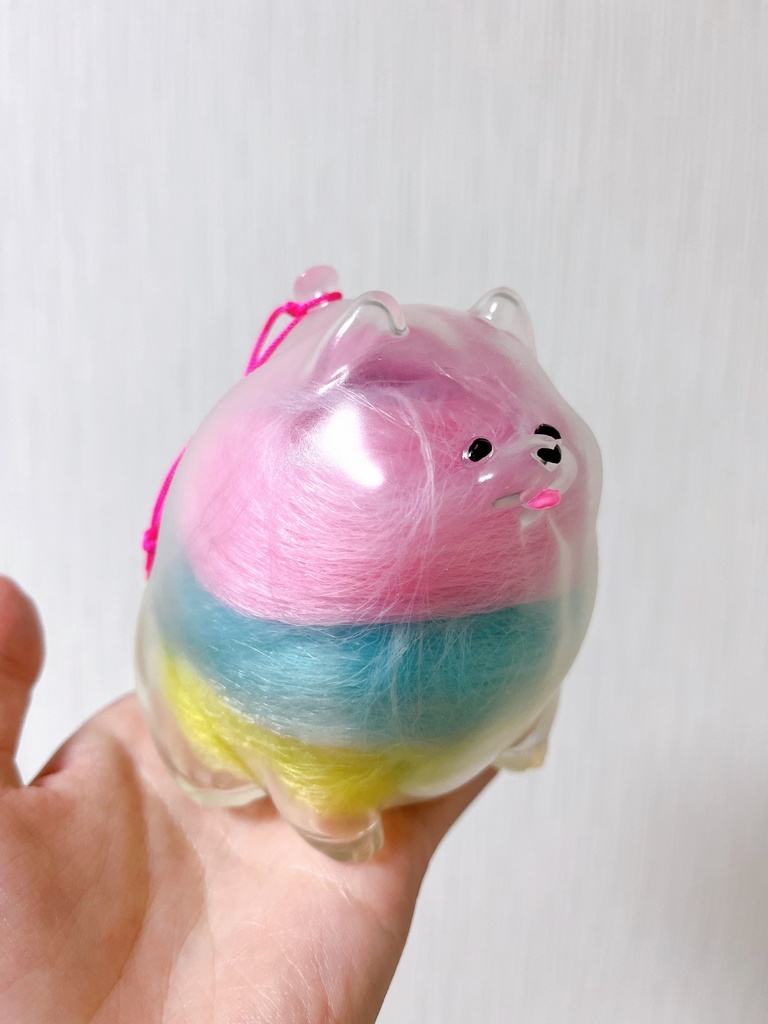 もこもこわたがしワン