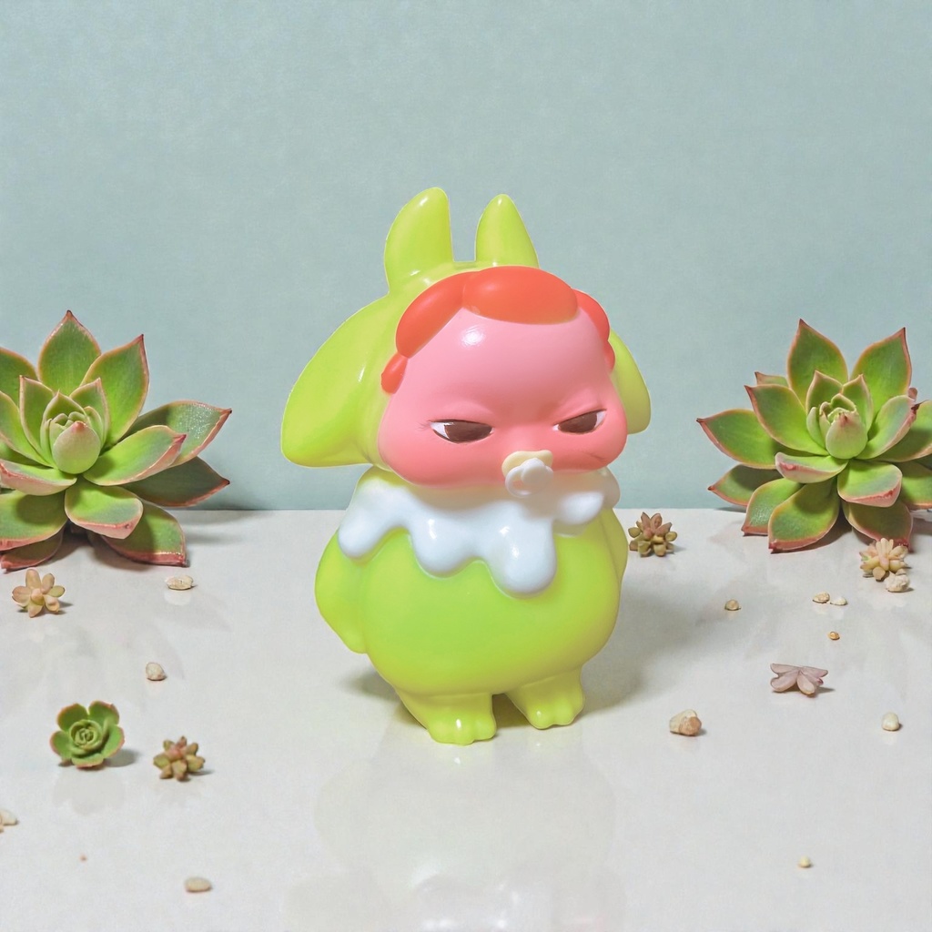 マンタベビーおしゃぶり蓄光イエロー