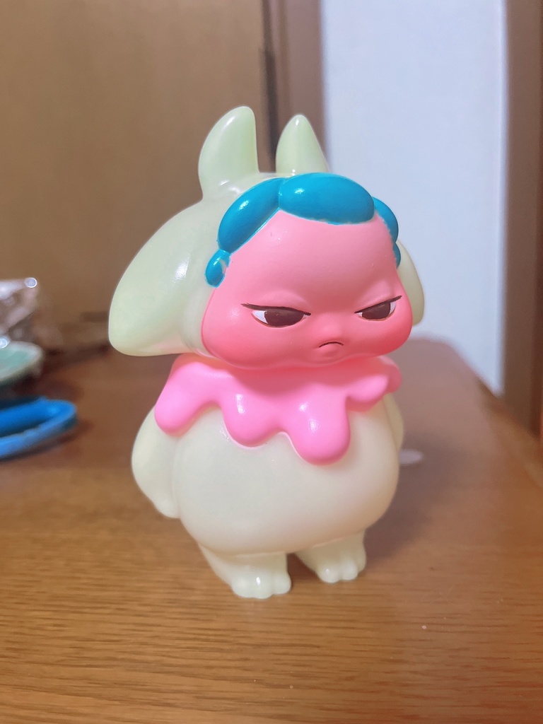 マンタベビー蓄光ホワイトトリコロール