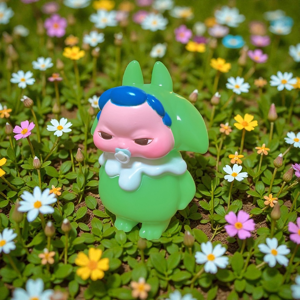 マンタベビーおしゃぶり蓄光グリーン