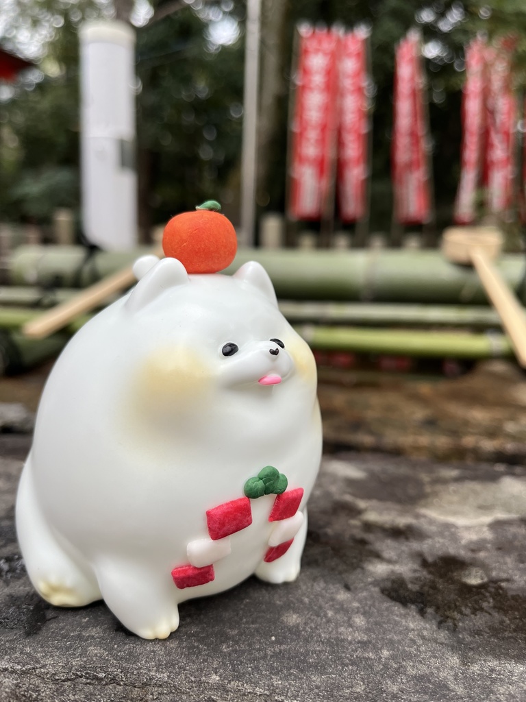 大吉!かがみもちわん こんがり蓄光