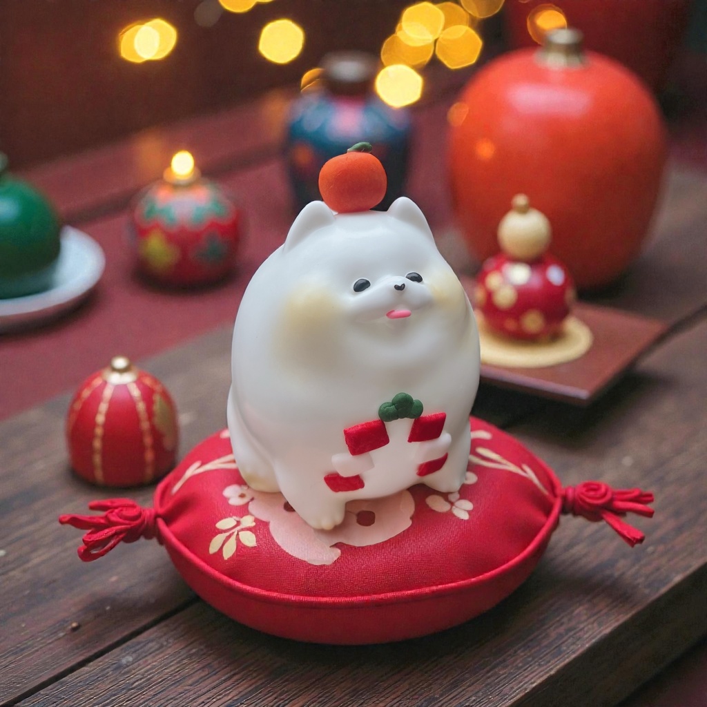 大吉!かがみもちわん こんがり蓄光