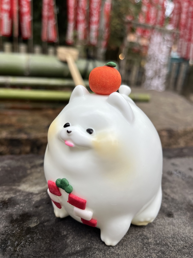 大吉!かがみもちわん こんがり蓄光