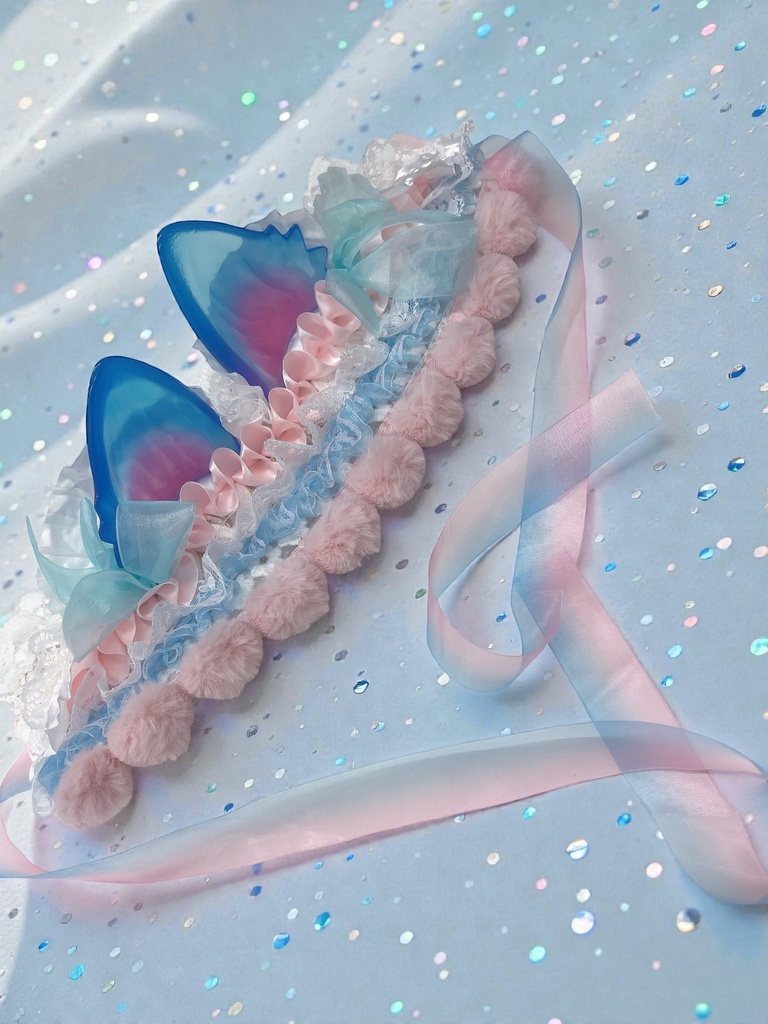 こんぺいとう猫のヘッドドレス