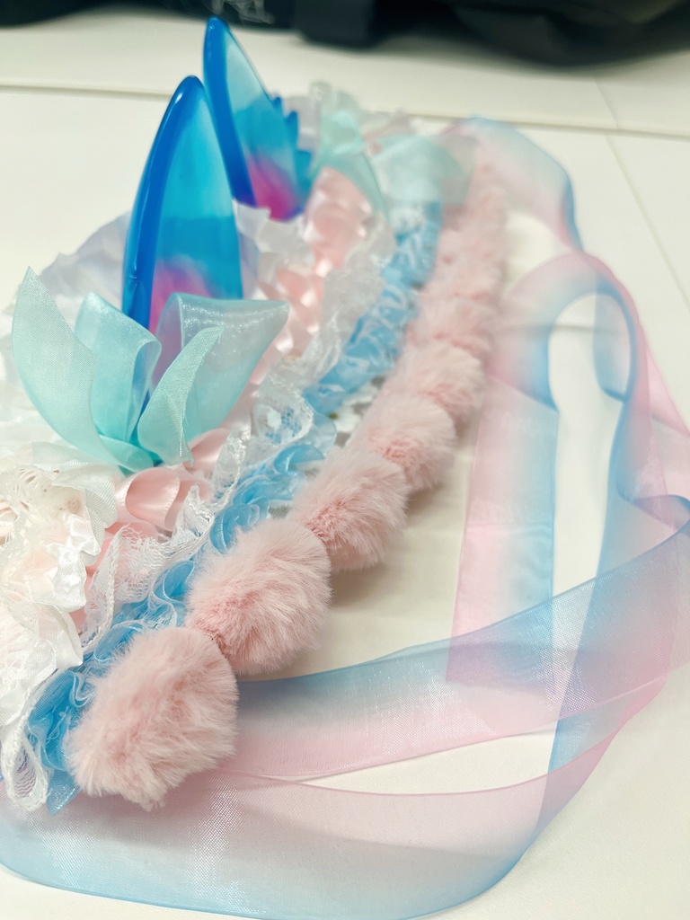 こんぺいとう猫のヘッドドレス