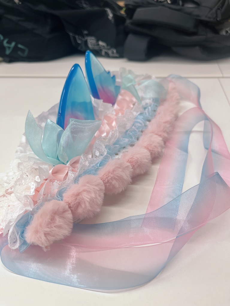 こんぺいとう猫のヘッドドレス