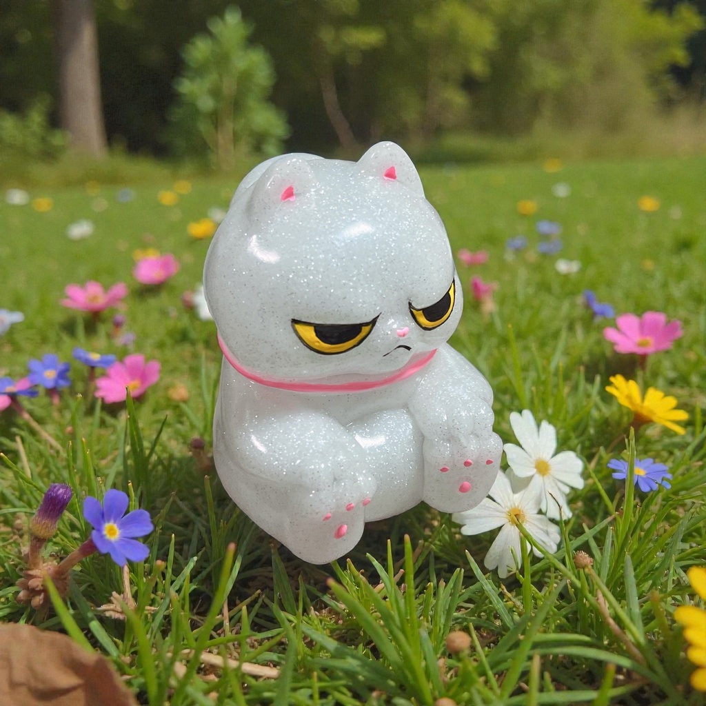 ふくれねこ　ギガラメ白