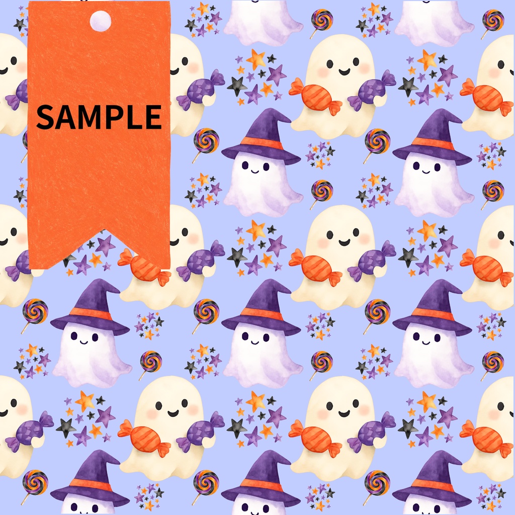 ハロウィンのデジタルペーパーセット(シームレスパターン全10種)