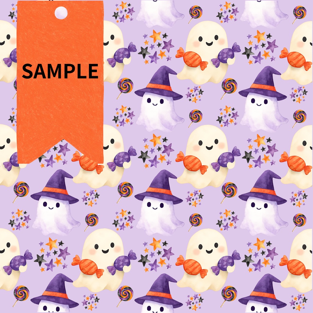 ハロウィンのデジタルペーパーセット（シームレスパターン全10種）