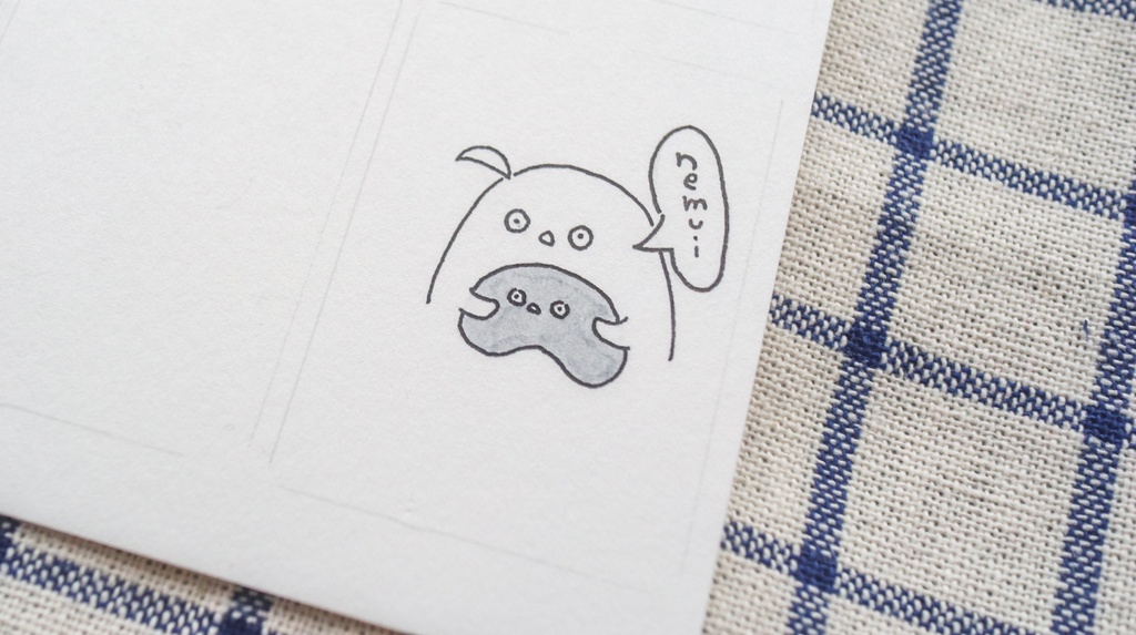 ミニ原画キーホルダー