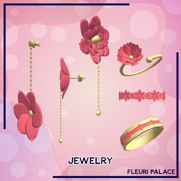 花 Flower Jewelry Set