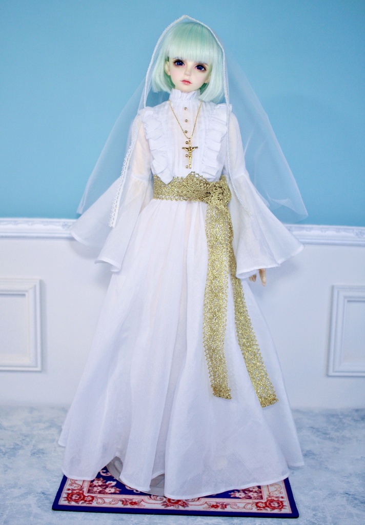 LUTS Model delf サイズ ロングワンピース ホワイト