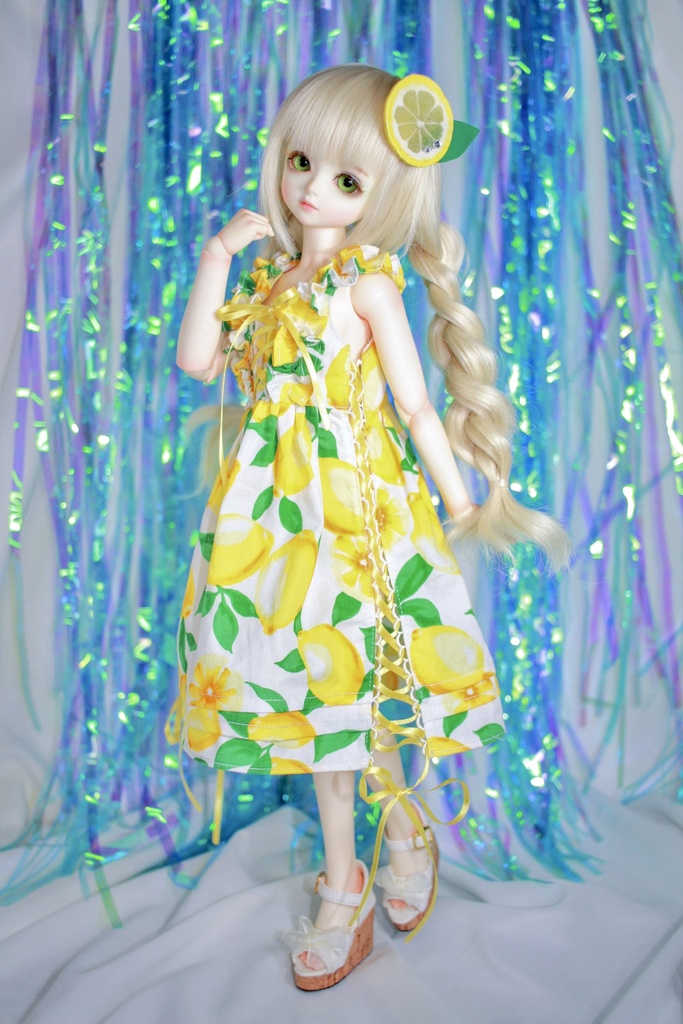 レモン柄オーバーワンピースSet【SDMサイズ】