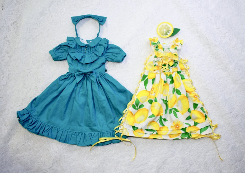 レモン柄オーバーワンピースSet【SDMサイズ】