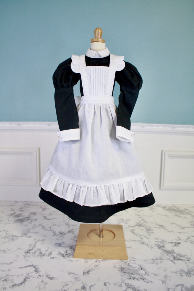 【メンズドール用】クラシカルメイドワンピース6点セット【LUTS MDF/KDF45 BOY】