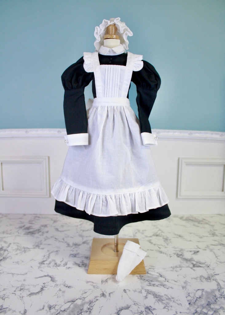 【メンズドール用】クラシカルメイドワンピース6点セット【LUTS MDF/KDF45 BOY】