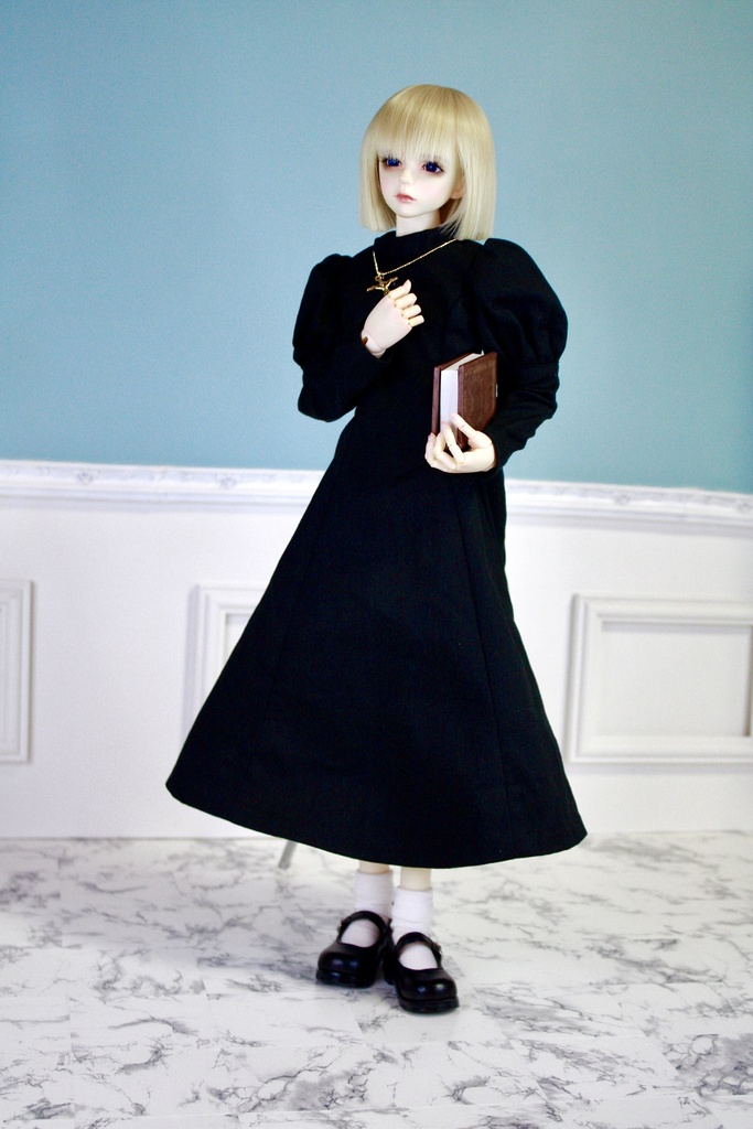 【メンズドール用】クラシカルメイドワンピース6点セット【LUTS MDF/KDF45 BOY】