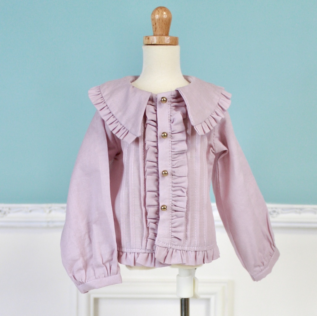 ビッグカラーフリルブラウス【LUTS MDF/KDF45 BOY】